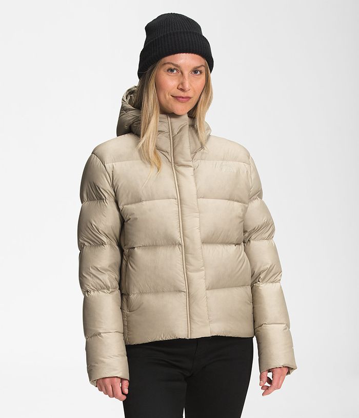 Plumifero The North Face Mujer Beige City Estándar Plumas 36704HRVW